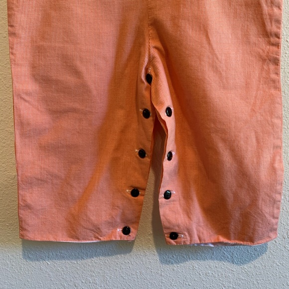 Strasburg Halloween overalls orange check cat - Picture 4 of 6